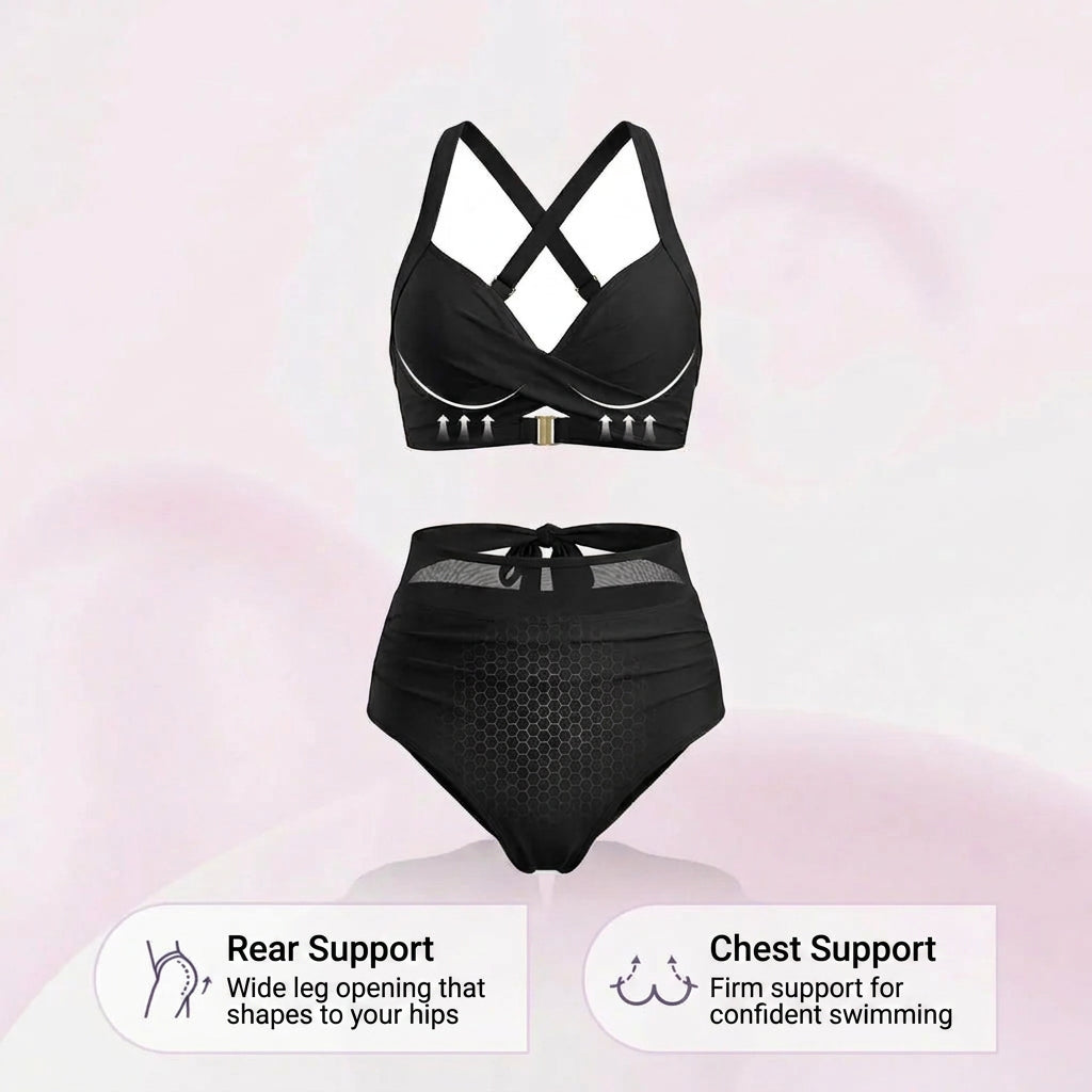 CHARLOTTE - 2-IN-1 HIGH-WAISTED TUMMY CONTROL BIKINI