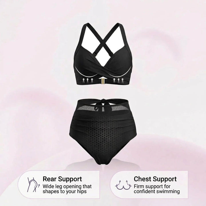 CHARLOTTE - 2-IN-1 HIGH-WAISTED TUMMY CONTROL BIKINI