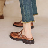 Charlotte | Elegant Leather Mary Janes
