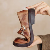 Charlotte | Elegant Leather Mary Janes