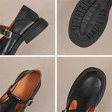 Charlotte | Elegant Leather Mary Janes