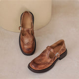 Charlotte | Elegant Leather Mary Janes