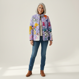 Lily - Quilted Jacket with Animal Motifs