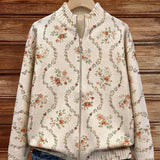 Grace | Cardigan with Delicate Floral Vines