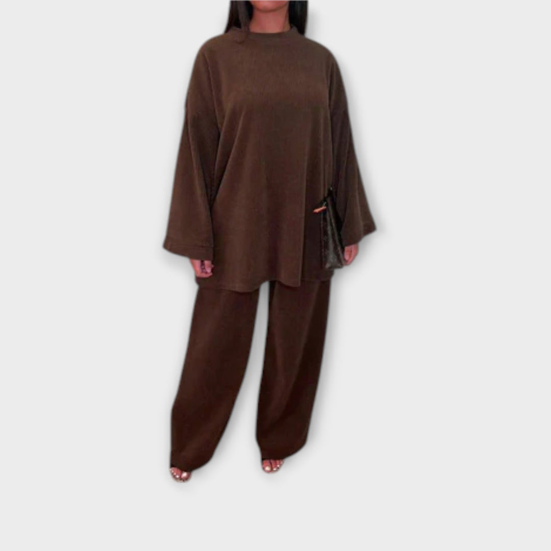 Ingrid - Plus Size Ribbed Set