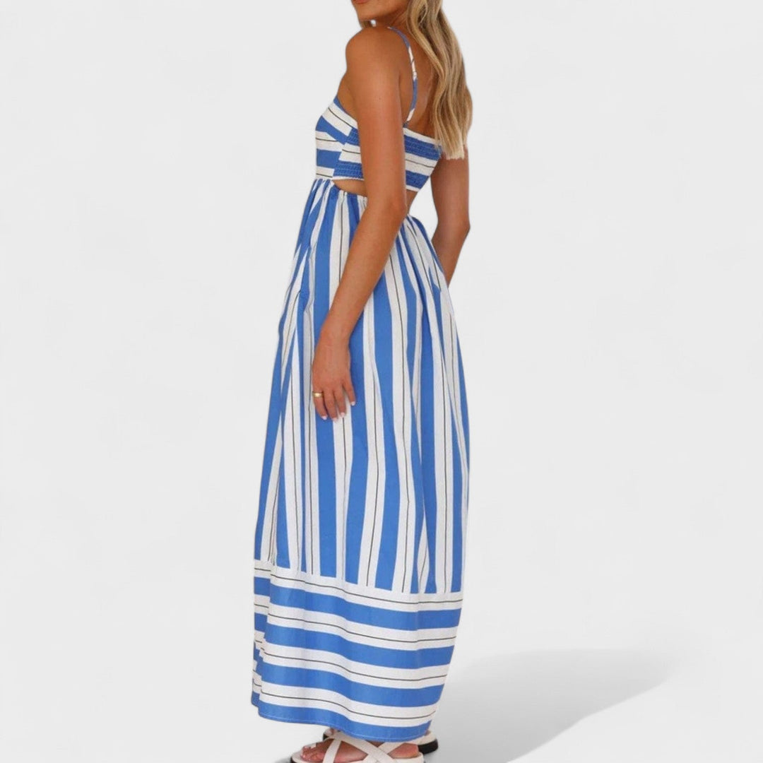 Isabel - Long Striped Dress