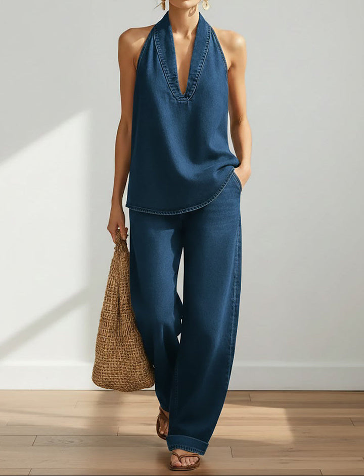 Rita - Two-Piece Denim Set