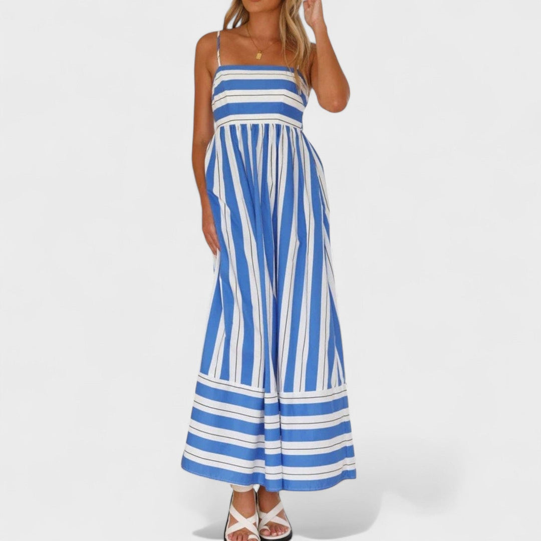 Isabel - Long Striped Dress