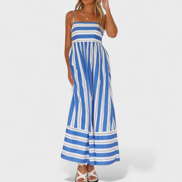 Isabel - Long Striped Dress